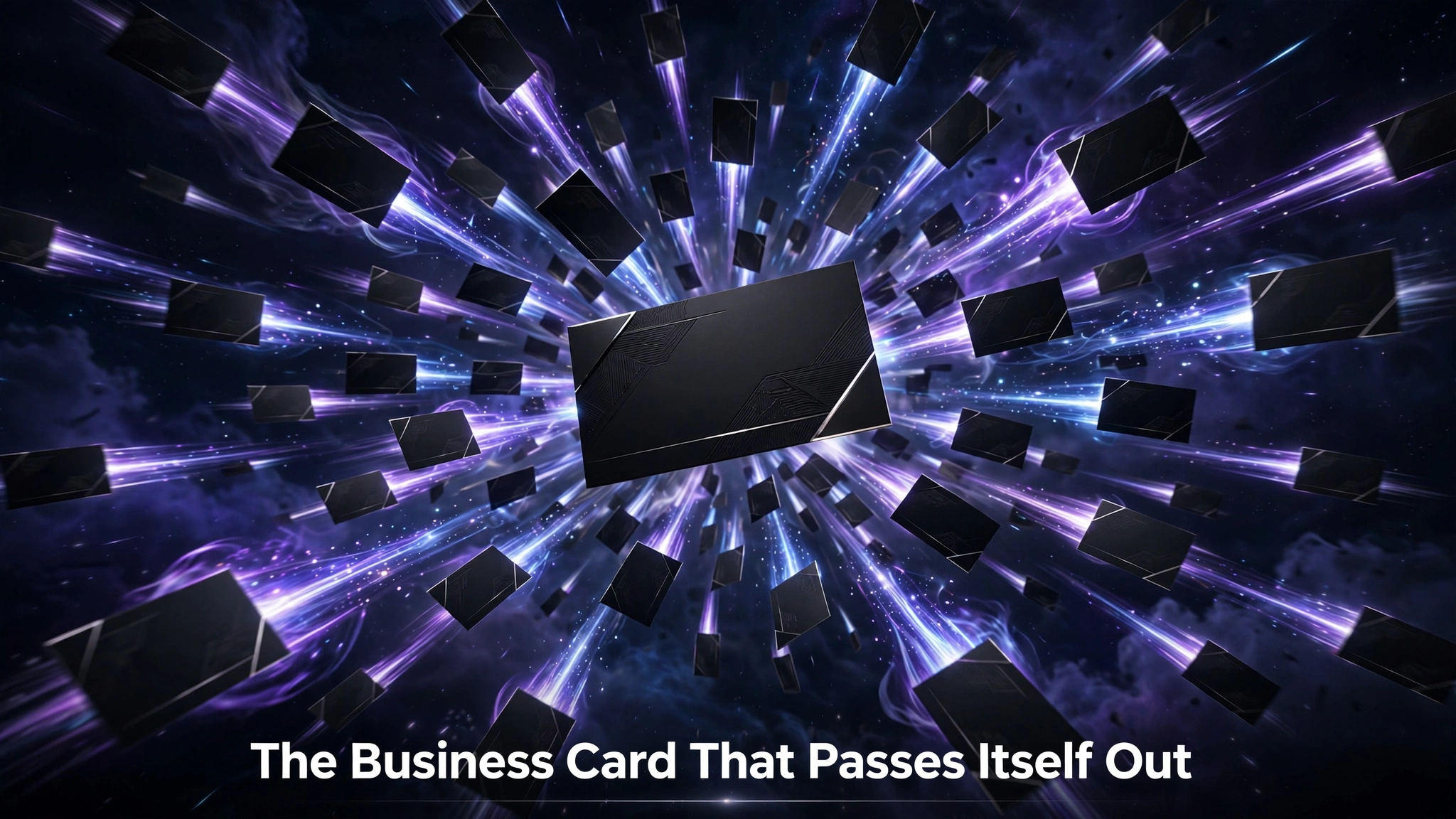 The Business Card That Passes Itself Out