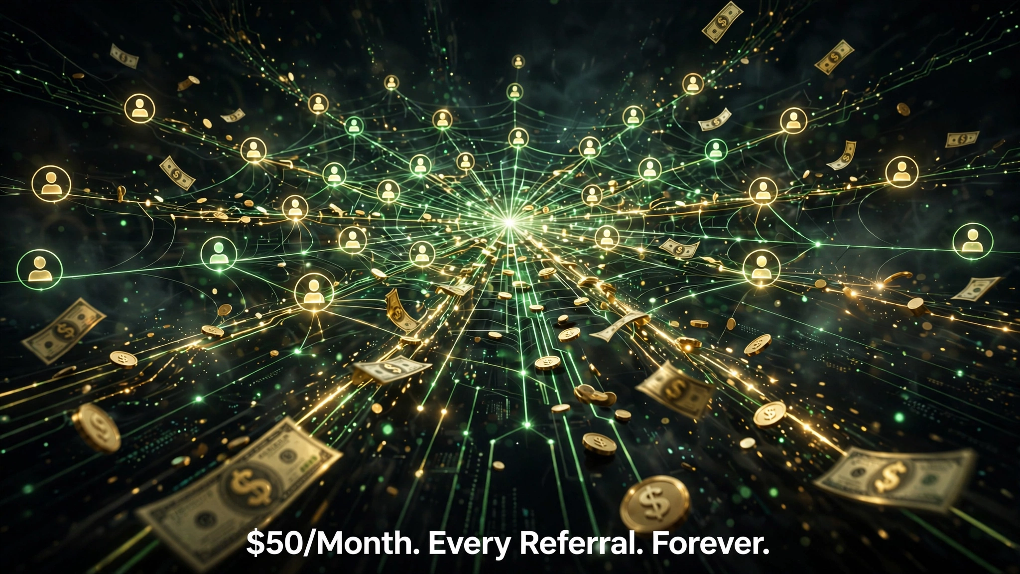 $25/Month. Every Referral. Forever.
