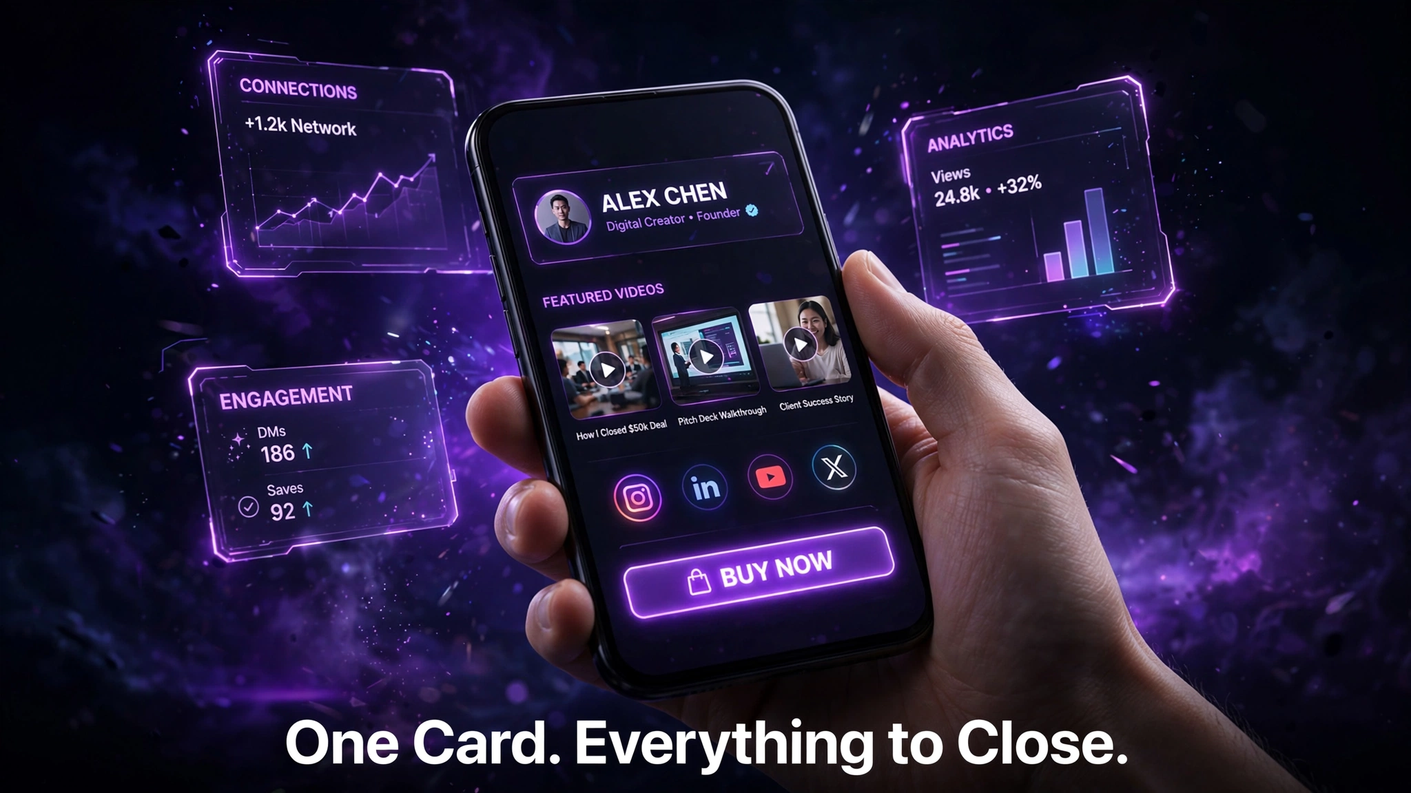 One Card. Everything to Close.